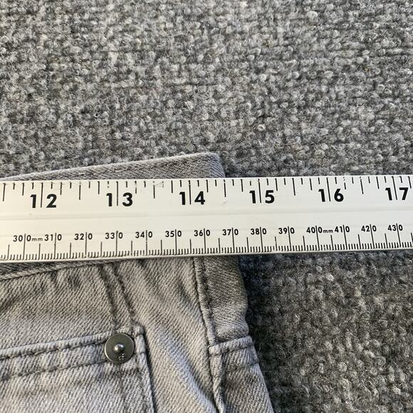 LRG Lifted Research Group Jeans Womens 16 (28x29.5) Gray Distressed Straight Leg - Picture 16 of 16